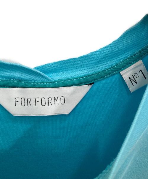 FORFORMO（フォルフォルモ）FORFORMO (フォルフォルモ) Plain T-shirt スカイブルー サイズ:38の古着・服飾アイテム