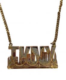 SWAGGER（スワッガー）の古着「TKNYネックレス」｜ゴールド