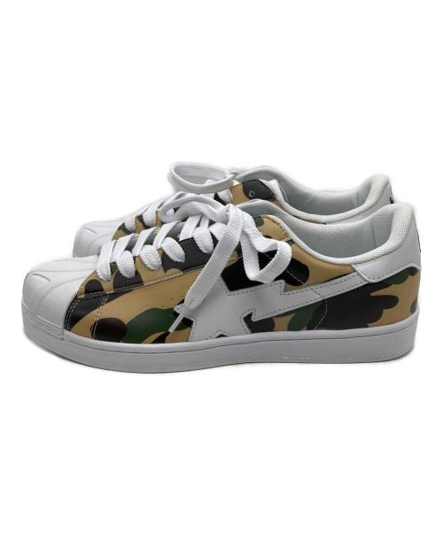 A BATHING APE（アベイシングエイプ）A BATHING APE (アベイシングエイプ) 1ST CAMO SKULL STA ホワイト サイズ:27.5の古着・服飾アイテム