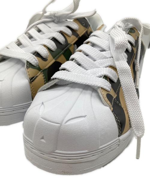 A BATHING APE（アベイシングエイプ）A BATHING APE (アベイシングエイプ) 1ST CAMO SKULL STA ホワイト サイズ:27.5の古着・服飾アイテム