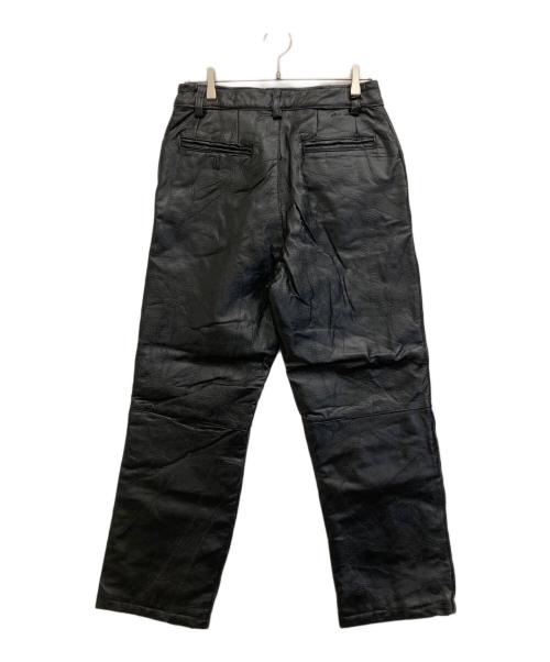 USED（ユーズド）USED (ユーズド) レザーパンツ ブラック サイズ:Mの古着・服飾アイテム