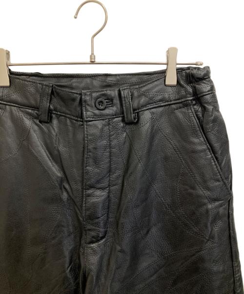 USED（ユーズド）USED (ユーズド) レザーパンツ ブラック サイズ:Mの古着・服飾アイテム