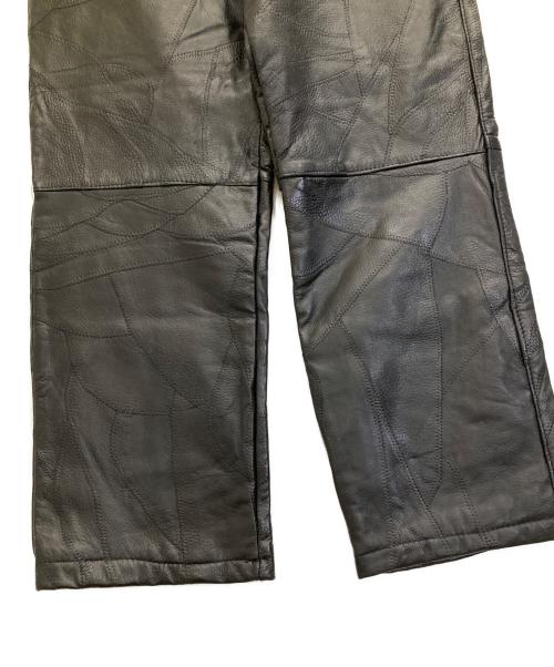 USED（ユーズド）USED (ユーズド) レザーパンツ ブラック サイズ:Mの古着・服飾アイテム