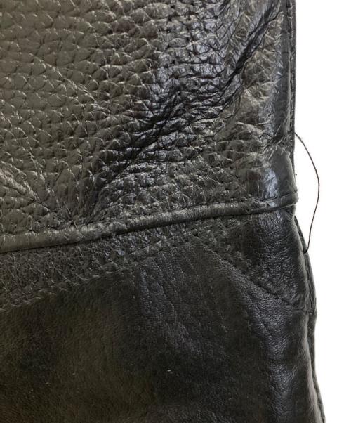 USED（ユーズド）USED (ユーズド) レザーパンツ ブラック サイズ:Mの古着・服飾アイテム