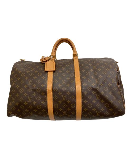 LOUIS VUITTON（ルイ ヴィトン）LOUIS VUITTON (ルイ ヴィトン) トラベルバッグ M41424 キーポル55 ブラウンの古着・服飾アイテム