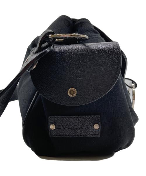 BVLGARI（ブルガリ）BVLGARI (ブルガリ) ロゴマニアワンショルダーバッグ ブラックの古着・服飾アイテム