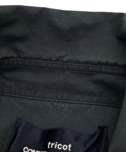 tricot COMME des GARCONS（トリココムデギャルソン）tricot COMME des GARCONS (トリココムデギャルソン) 装飾パールシャツ ブラック サイズ:Sの古着・服飾アイテム
