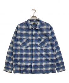 TENDERLOIN(合同会社テンダーロイン)（テンダーロイン（ゴウドウガイシャ テンダーロイン））の古着「PRINT FLANNEL SHIRT COTTON CHECK SHIRT 1」｜ブルー