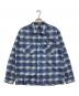 TENDERLOIN(合同会社テンダーロイン)（テンダーロイン（ゴウドウガイシャ テンダーロイン））の古着「PRINT FLANNEL SHIRT COTTON CHECK SHIRT 1」｜ブルー