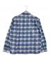 TENDERLOIN(合同会社テンダーロイン) (テンダーロイン（ゴウドウガイシャ テンダーロイン）) PRINT FLANNEL SHIRT COTTON CHECK SHIRT 1 ブルー サイズ:M：18000円
