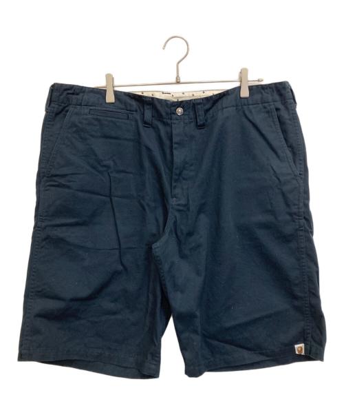 A BATHING APE（アベイシングエイプ）A BATHING APE (アベイシングエイプ) ハーフパンツ ネイビー サイズ:XXLの古着・服飾アイテム