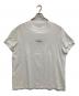 Maison Margiela（メゾンマルジェラ）の古着「ロゴ刺繍Tシャツ」｜ホワイト