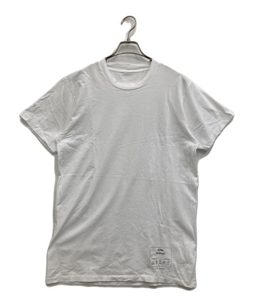 Maison Margiela（メゾンマルジェラ）Maison Margiela (メゾンマルジェラ) 21SS ICON ロゴプリントクルーネックTシャツ ホワイト サイズ:52の古着・服飾アイテム
