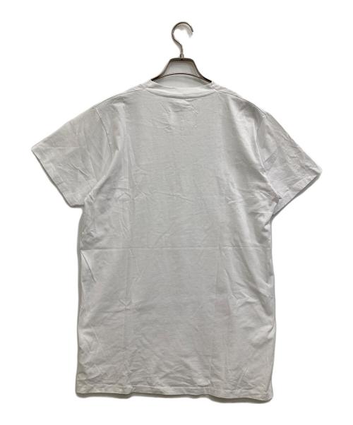 Maison Margiela（メゾンマルジェラ）Maison Margiela (メゾンマルジェラ) 21SS ICON ロゴプリントクルーネックTシャツ ホワイト サイズ:52の古着・服飾アイテム