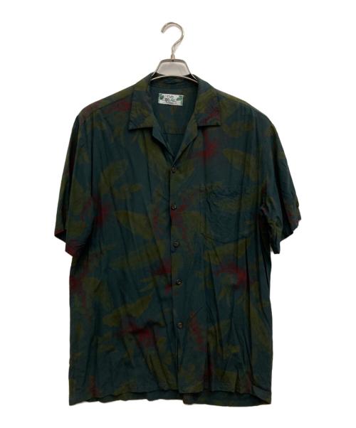 TWO PALMS（トゥーパームス）TWO PALMS (トゥーパームス) アロハシャツ グリーン サイズ:Ｌの古着・服飾アイテム