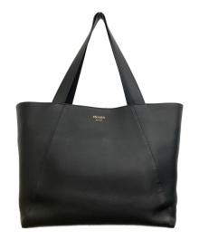 PRADA（プラダ）の古着「レザートートバッグ」｜ブラック