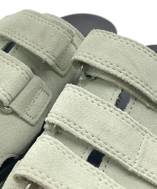 Dr.Martens（ドクターマーチン）Dr.Martens (ドクターマーチン) RAINE SIDE SANDAL ブラック  ライトグリーン サイズ:38の古着・服飾アイテム