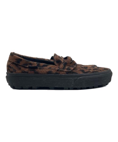 VANS（ヴァンズ）VANS (ヴァンズ) Loafers Type Leopard ブラウン サイズ:23の古着・服飾アイテム