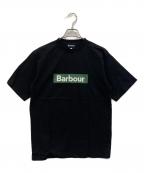 Barbourバブアー）の古着「ロゴTシャツ」｜ブラック