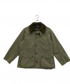 Barbourバブアー）の古着「BEDALE ピーチスキンコットンブルゾン」｜グリーン