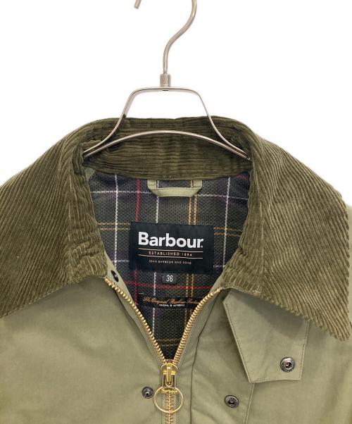 Barbour（バブアー）Barbour (バブアー) BEDALE ピーチスキンコットンブルゾン グリーン サイズ:36の古着・服飾アイテム