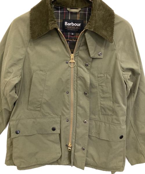 Barbour（バブアー）Barbour (バブアー) BEDALE ピーチスキンコットンブルゾン グリーン サイズ:36の古着・服飾アイテム