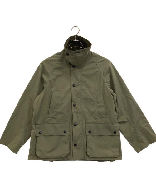 Barbour（バブアー）Barbour (バブアー) BEDALE ピーチスキンコットンブルゾン グリーン サイズ:36の古着・服飾アイテム