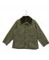 Barbour（バブアー）の古着「BEDALE ピーチスキンコットンブルゾン」｜グリーン