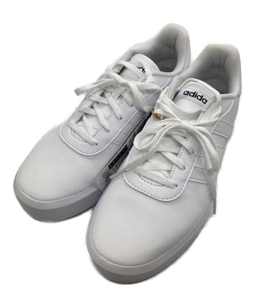 adidas（アディダス）adidas (アディダス) ローカットスニーカー ホワイト サイズ:25 未使用品の古着・服飾アイテム
