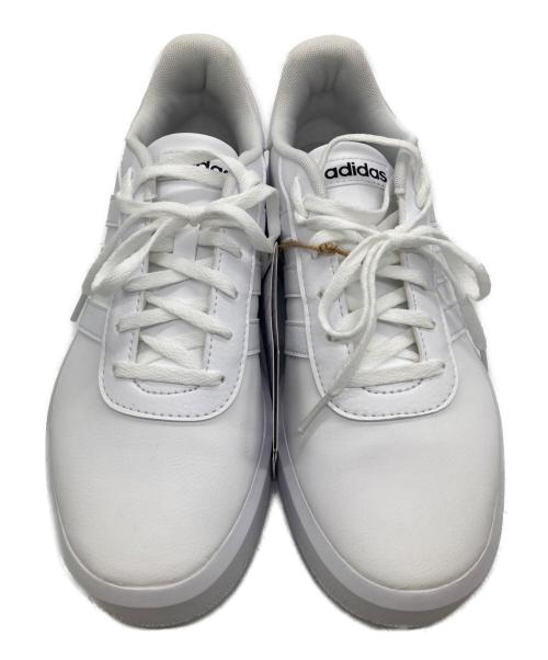 adidas（アディダス）adidas (アディダス) ローカットスニーカー ホワイト サイズ:25 未使用品の古着・服飾アイテム