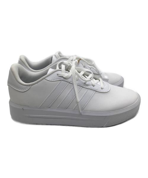 adidas（アディダス）adidas (アディダス) ローカットスニーカー ホワイト サイズ:25 未使用品の古着・服飾アイテム
