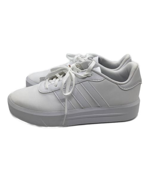 adidas（アディダス）adidas (アディダス) ローカットスニーカー ホワイト サイズ:25 未使用品の古着・服飾アイテム