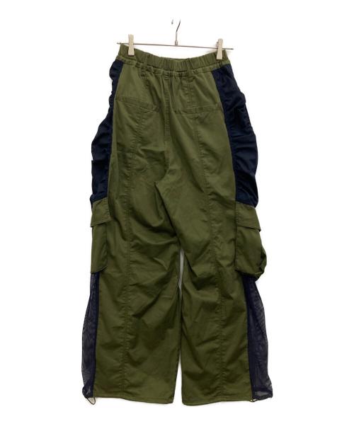 MAISON SPECIAL（メゾンスペシャル）MAISON SPECIAL (メゾンスペシャル) Bicolor Cargo Pants オリーブ サイズ:36の古着・服飾アイテム