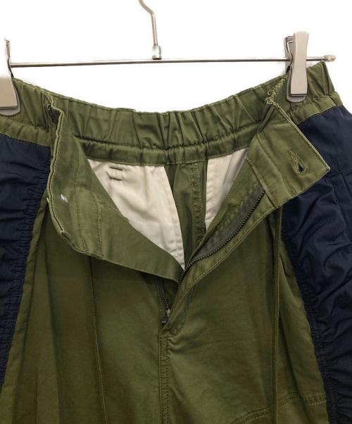 MAISON SPECIAL（メゾンスペシャル）MAISON SPECIAL (メゾンスペシャル) Bicolor Cargo Pants オリーブ サイズ:36の古着・服飾アイテム