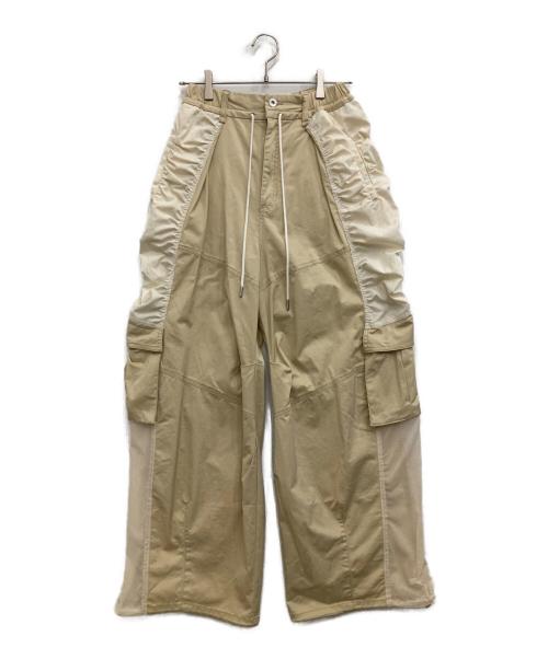 MAISON SPECIAL（メゾンスペシャル）MAISON SPECIAL (メゾンスペシャル) Bicolor Cargo Pants ベージュ サイズ:36の古着・服飾アイテム