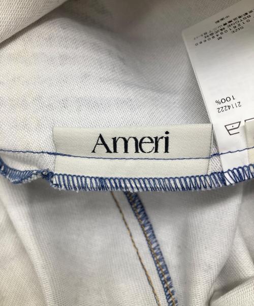 Ameri（アメリ）Ameri (アメリ) DENIM PATCHWORK PRINT SKIRT インディゴ サイズ:Mの古着・服飾アイテム