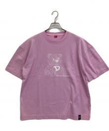 DOUBLE STANDARD CLOTHING（ダブルスタンダードクロージング）の古着「DSC/ NEOベアフライスTシャツ」｜ピンク
