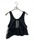 OMMOオーエムエムオー）の古着「TRACK MIX BUSTIER」｜ブラック
