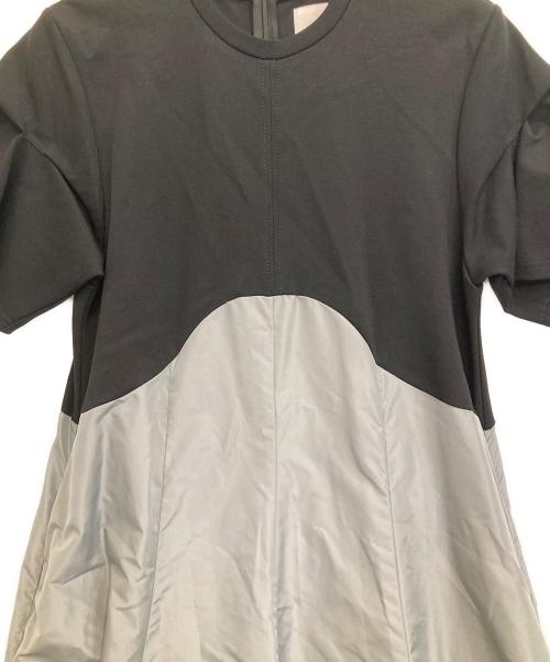 OMMO（オーエムエムオー）OMMO (オーエムエムオー) UP TUCK HALF SLEEVE OP ブラック サイズ:38の古着・服飾アイテム