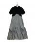 OMMO (オーエムエムオー) UP TUCK HALF SLEEVE OP ブラック サイズ:38：20000円