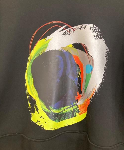 OMMO（オーエムエムオー）OMMO (オーエムエムオー) CIRCLE PAINT SWEAT TOP ブラック サイズ:FREEの古着・服飾アイテム
