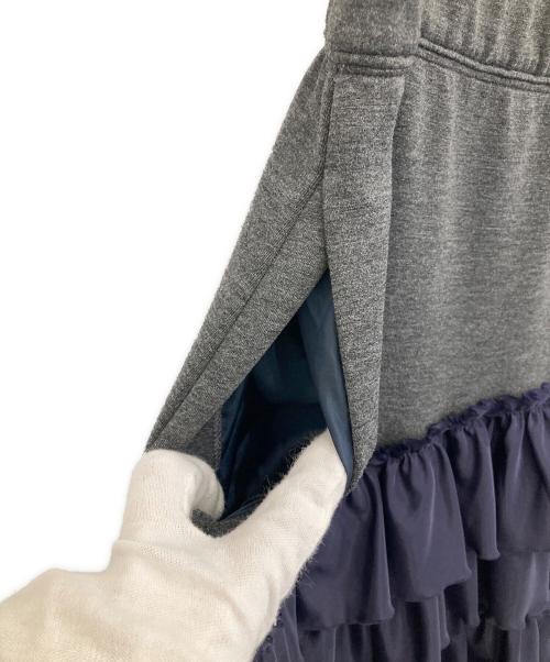 OMMO（オーエムエムオー）OMMO (オーエムエムオー) MANY FRILLS VOLUME SK パープル サイズ:38の古着・服飾アイテム