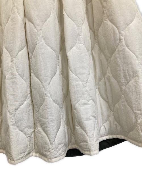 OMMO（オーエムエムオー）OMMO (オーエムエムオー) MIX FABRIC FLARE SK ブラック サイズ:38の古着・服飾アイテム