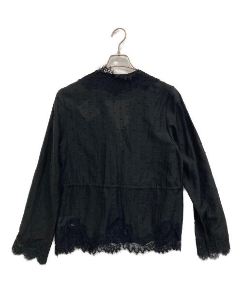PRANK PROJECT（プランクプロジェクト）PRANK PROJECT (プランクプロジェクト) Dot Jacquard Lace Cardigan ブラック サイズ:FREE 未使用品の古着・服飾アイテム