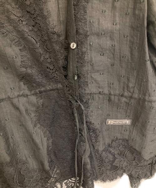 PRANK PROJECT（プランクプロジェクト）PRANK PROJECT (プランクプロジェクト) Dot Jacquard Lace Cardigan ブラック サイズ:FREE 未使用品の古着・服飾アイテム