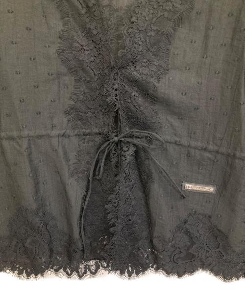 PRANK PROJECT（プランクプロジェクト）PRANK PROJECT (プランクプロジェクト) Dot Jacquard Lace Cardigan ブラック サイズ:FREE 未使用品の古着・服飾アイテム