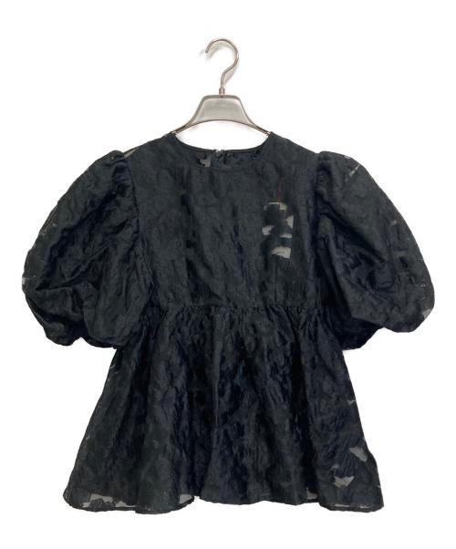 MAISON SPECIAL（メゾンスペシャル）MAISON SPECIAL (メゾンスペシャル) Sheer Flower Jacquard Blouse ブラック サイズ:FREE 未使用品の古着・服飾アイテム