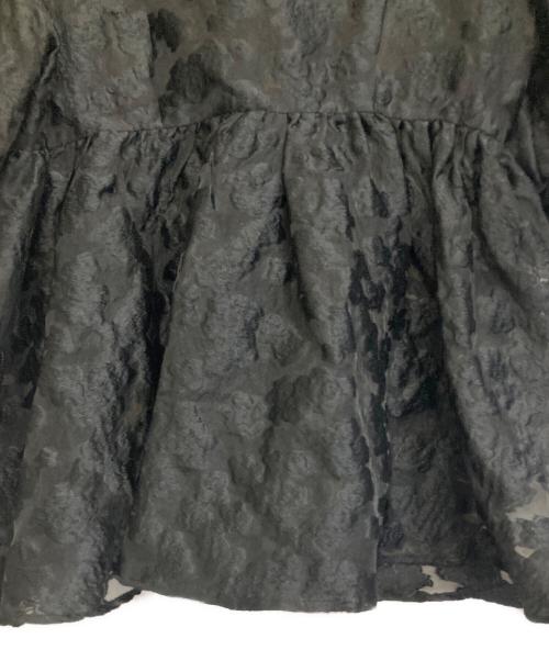 MAISON SPECIAL（メゾンスペシャル）MAISON SPECIAL (メゾンスペシャル) Sheer Flower Jacquard Blouse ブラック サイズ:FREE 未使用品の古着・服飾アイテム