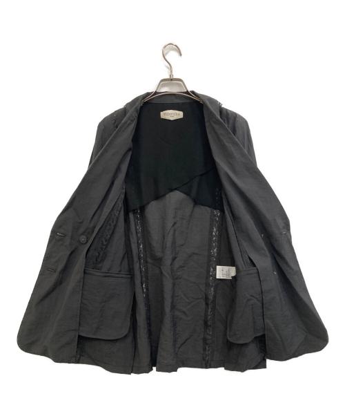 Ameri（アメリ）AMERI (アメリ) MEDI LINE LACE DOUBLE JACKET チャコールブラック サイズ:Sの古着・服飾アイテム
