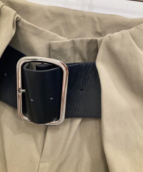 PRANK PROJECT（プランクプロジェクト）PRANK PROJECT (プランクプロジェクト) High-Waist Belted Tuck Pants ベージュ サイズ:36の古着・服飾アイテム